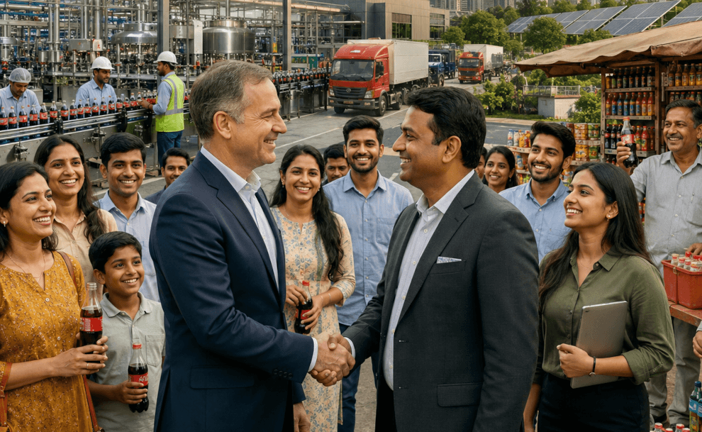 Coca-Cola CEO Names India a Top Growth Market